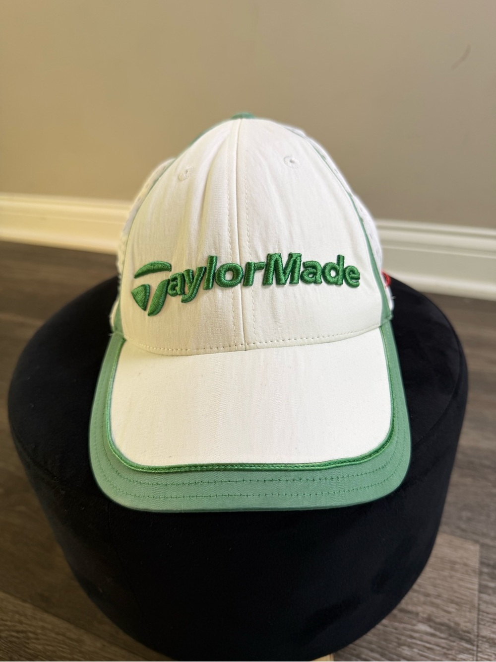 TaylorMade White and Green Kids Golf Hat